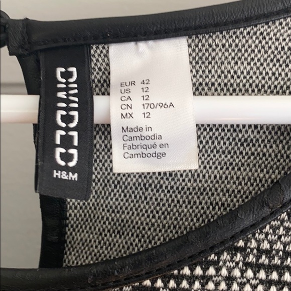 Divided H&M black & white dress - Picture 6 of 8